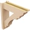 Ekena Millwork 5 1/2-in W x 34-in D x 46-in H Olympic Trad Rough Cedar Woodgrain TimberThane Outlooker, Primed Tan OUTUR055X34X46OLY04RCPR - alternate 4
